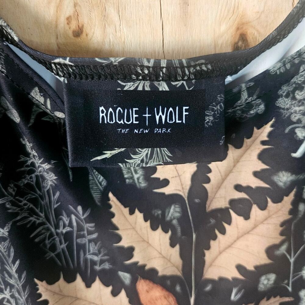 Rogue and Wolf The New Dark Large Autumn Memoir Skater Dress Witchy Whimsigoth - Picture 4 of 8